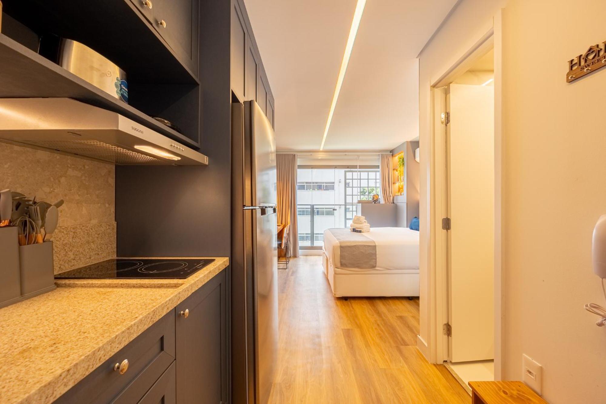 Apartamento Easy Star - Estiloso No Coracao Do Novo Booklin - He01i São Paulo