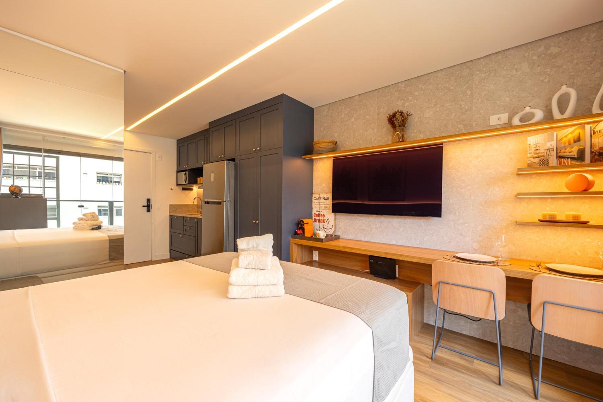 Apartamento Easy Star - Estiloso No Coracao Do Novo Booklin - He01i *