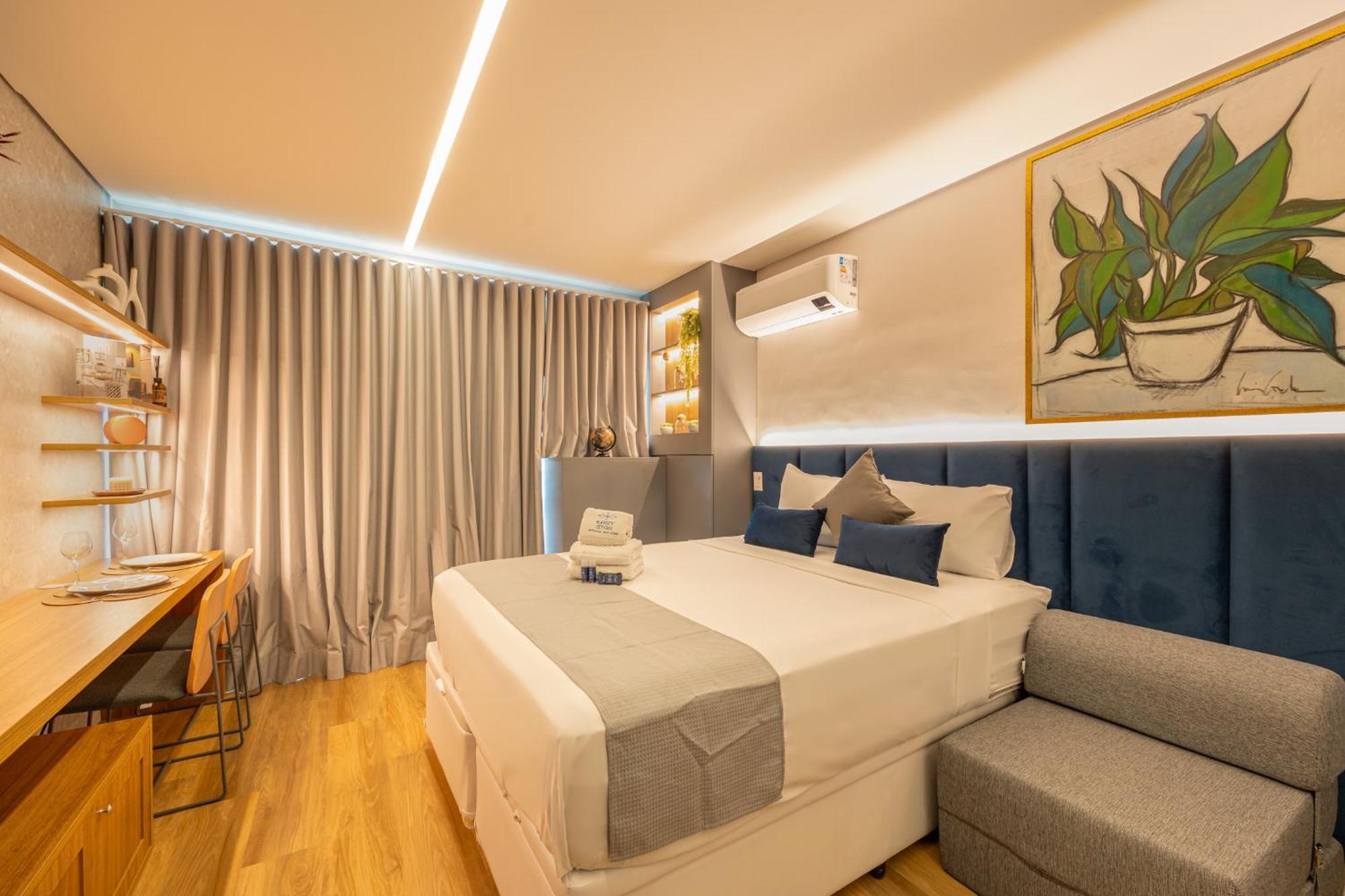 Apartamento Easy Star - Estiloso No Coracao Do Novo Booklin - He01i São Paulo